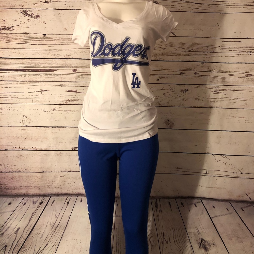 LAST 1 (LARGE)🚨 NWT LA DODGERS Legging&Shirt Set - Picture 3 of 8